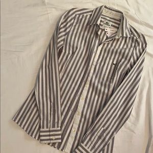 Lacoste Oxford Button down shirt NEW Long Sleeved